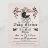  Babymeisje - Uitnodiging (Voorkant / Achterkant)