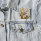  babymeisje vierkante button 5,1 cm (In situ)