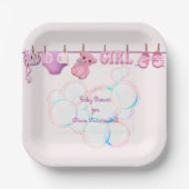 Babymeisjes in roze Bord (Voorkant)