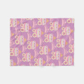 babymeisjes princess fleece deken (Voorkant (Horizontaal))