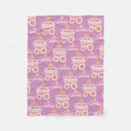 babymeisjes princess fleece deken (Voorkant)