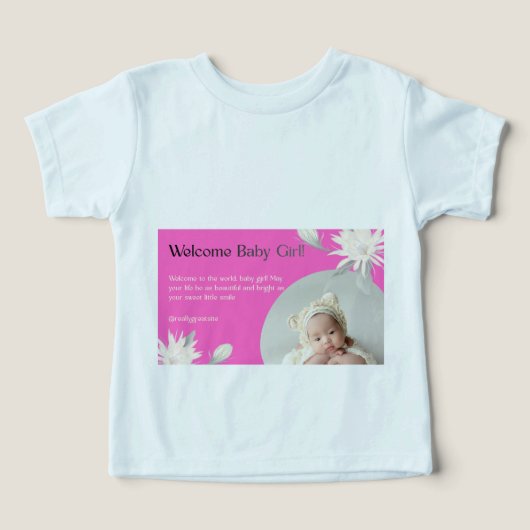 babymeisjestop (Design voorkant)