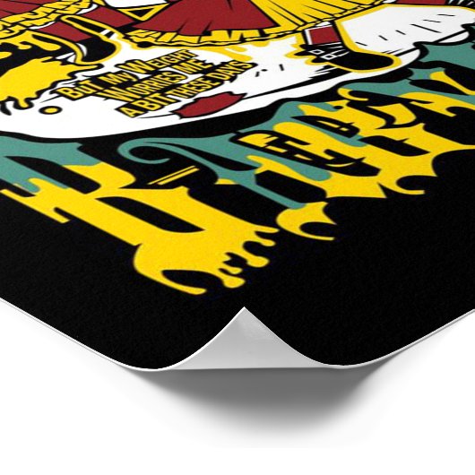 babymetaalschimmelchocolade poster (Hoek)