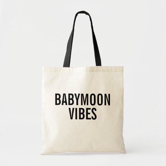 Babymoon Vibes Canvas tas (Voorkant)