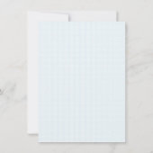 Babyolifant jongen babyshower uitnodigingen (Achterkant)