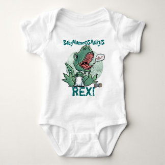 Babyosaurus Rex geeft met je Babys naam uit! Romper