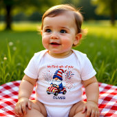 Babypatriottische kabouter eerste 4 juli