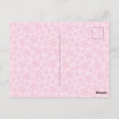 babypoeder bloem grappige aangepaste verjaardag Da Briefkaart (Achterkant)