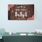 Babyq Achtertuin BBQ Picknick Baby Shower Vlag Spandoek (Beurs)