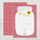 BaByQ Baby shower Advice Cards Menu (Voorkant / Achterkant)