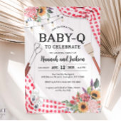 BabyQ Baby shower BBQ Baby shower Uitnodiging