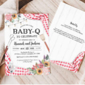 BabyQ Baby shower BBQ Baby shower Uitnodiging