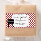 BaByQ baby shower gunst of waterfles bbq Etiket (Insitu)