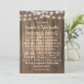 BabyQ Backyard BBQ Bash Wood Rustiek Geslacht Neut Kaart (Staand voorkant)