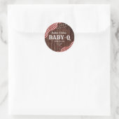Babyq Backyard BBQ Couples Shower Favors Stickers (Tas)