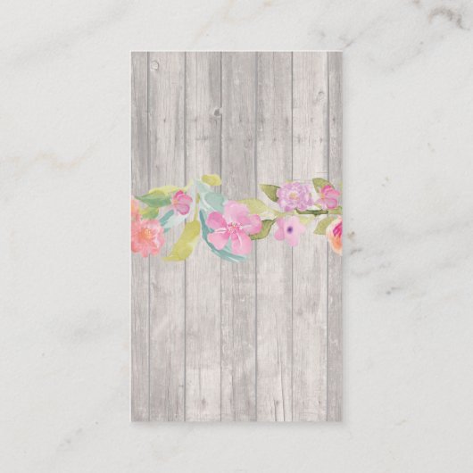 BaByQ BBQ Baby shower Jar Pink Diaper Raffle Informatiekaartje (Achterkant)