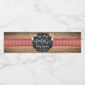 BabyQ BBQ Baby shower Waterlabels Waterfles Etiket (Enkel label)