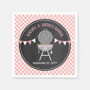 BABYQ Roze Bun in de Oven Baby Girl Shower Servet