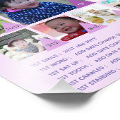 BABYS 1 JAAR FOTO COLLAGE 8x12 $5 of minder! Foto Afdruk (Hoek)