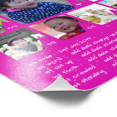 BABYS 1 JAAR FOTO COLLAGE 8x12 $5 of minder! Foto Afdruk (Hoek)