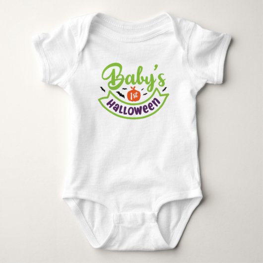 Baby's 1e halloween  romper (Voorkant)
