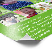 BABY'S 1E JAAR FOTOCOLLAGE 20x30 $5 of minder! Foto Afdruk (Hoek)