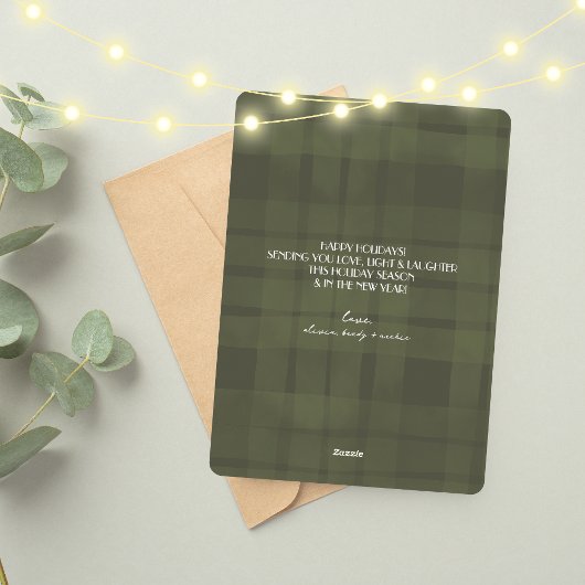 Baby's 1e kerst Kaart | Olive Single-Photo