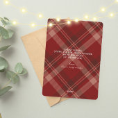 Baby's 1e kerst Kaart | Rood geplakte single-foto