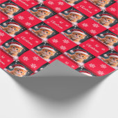 Baby's 1e kerst Schattige Cadeaupapier (Hoek)