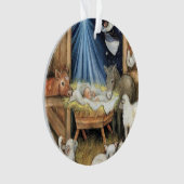 Baby's 1e kerstman Baby Jesus Natitivity Scene Ornament (voorkant)