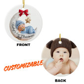 Baby's 1e Kerstmis 2025 Ornament | Slapende Maan