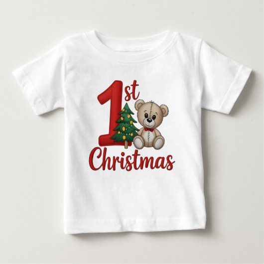 Baby's 1e Kerstmis Borduurpakket – Vier Hun Eerste (Voorkant)