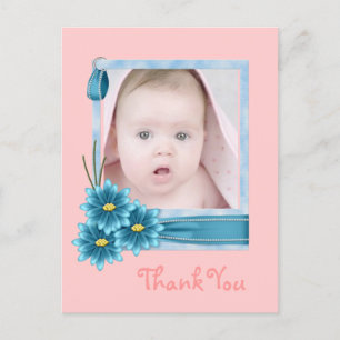 Babys 1e Kerstmis nieuwe Baby Foto Briefkaart