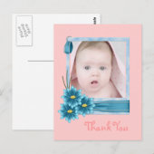 Babys 1e Kerstmis nieuwe Baby Foto Briefkaart (Voorkant / Achterkant)