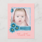 Babys 1e Kerstmis nieuwe Baby Foto Briefkaart (Voorkant)