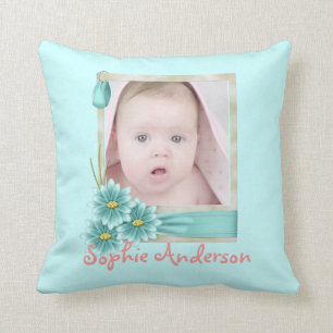 Babys 1e Kerstmis nieuwe Baby Foto Kussen