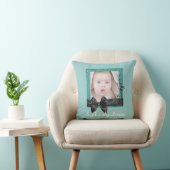 Babys 1e Kerstmis nieuwe Baby Foto Kussen (Stoel)