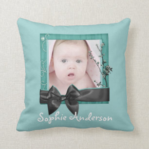 Babys 1e Kerstmis nieuwe Baby Foto Kussen