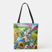 Baby's 1e Pasen Tote Bag (Achterkant)