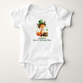 Baby's 1e St. Patrick's Day, Foxy & Fortunate Romper (Voorkant)