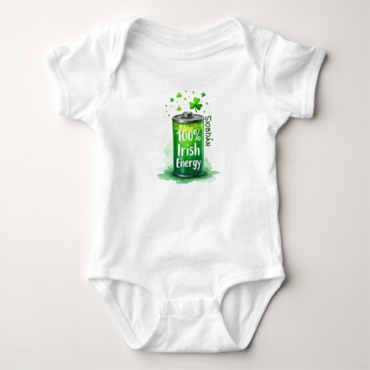 Baby's 1e St. Patrick's Day, Pot o’ Giggles Romper (Voorkant)
