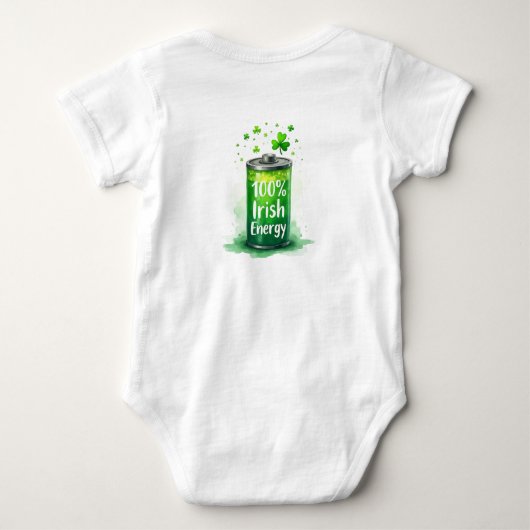 Baby's 1e St. Patrick's Day, Pot o’ Giggles Romper (Achterkant)