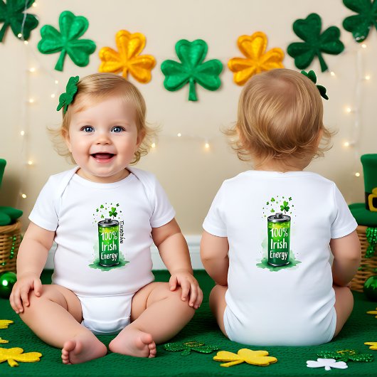 Baby's 1e St. Patrick's Day, Pot o’ Giggles Romper