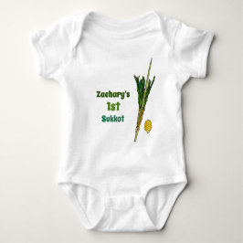 Baby's 1e Sukkot gepersonaliseerd Romper