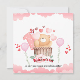 Baby's 1e Valentijnskaart Feestdagenkaart