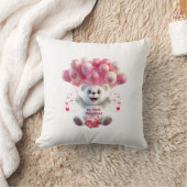 Baby's 1e Valentijnskussen Kussen (Deken)