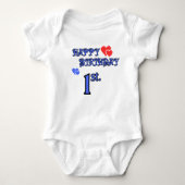 Baby's 1e verjaardag Bodysuit (Voorkant)