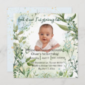 Baby's 1e verjaardag, kijk me aan..., (Voorkant / Achterkant)