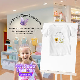 Baby's 1e verjaardag "Onze kleine zonnebloem"