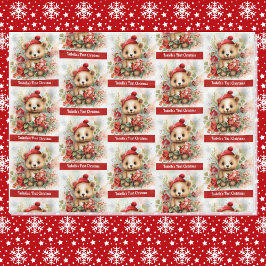 Baby's 1st Christmas Beer Naam toevoegen Fleece Deken